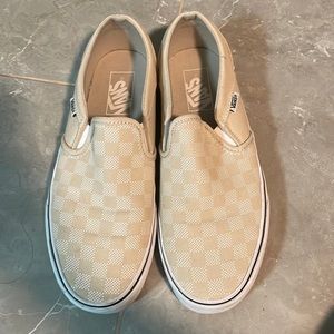 Vans classic slip on checkered size 8.5